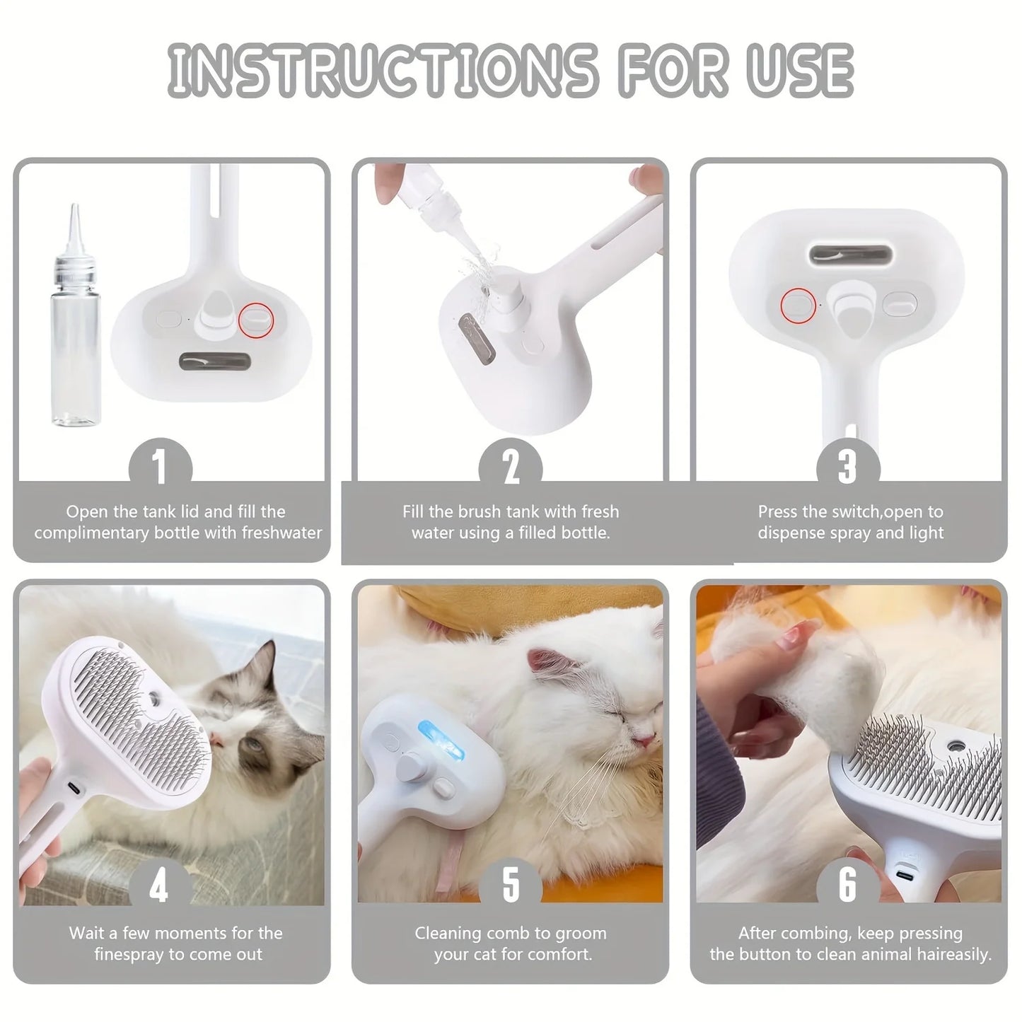 Pet Floating Hair Removal