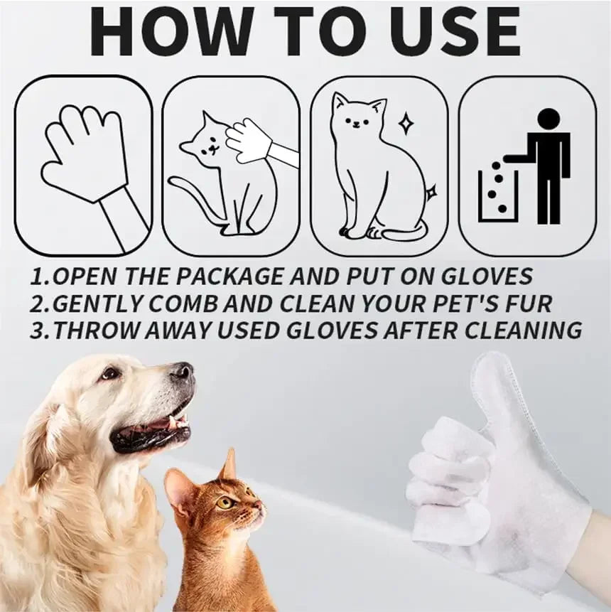 Pet Cleaning Wipes for Dogs & Cats