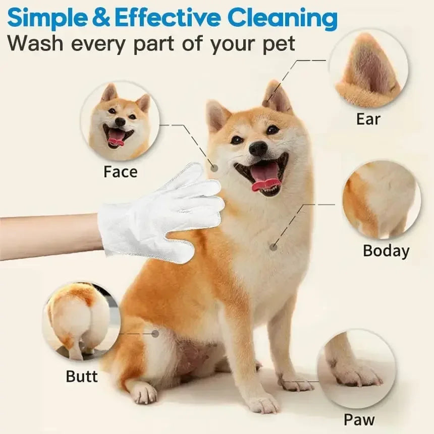 Pet Cleaning Wipes for Dogs & Cats
