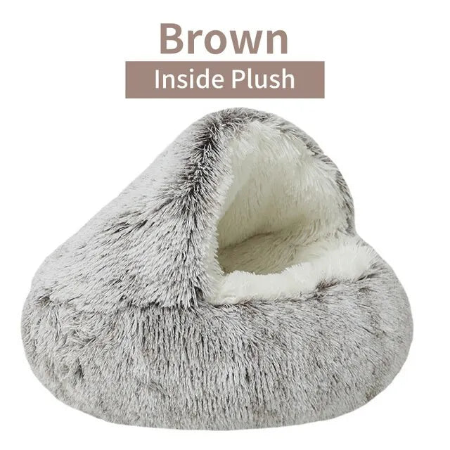 Catzis™ 2 In 1 Pet Dog Cat Bed Round