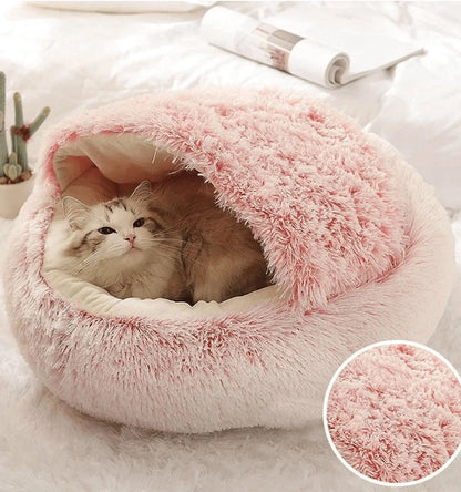 Catzis™ 2 In 1 Pet Dog Cat Bed Round