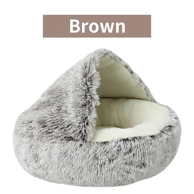 Catzis™ 2 In 1 Pet Dog Cat Bed Round